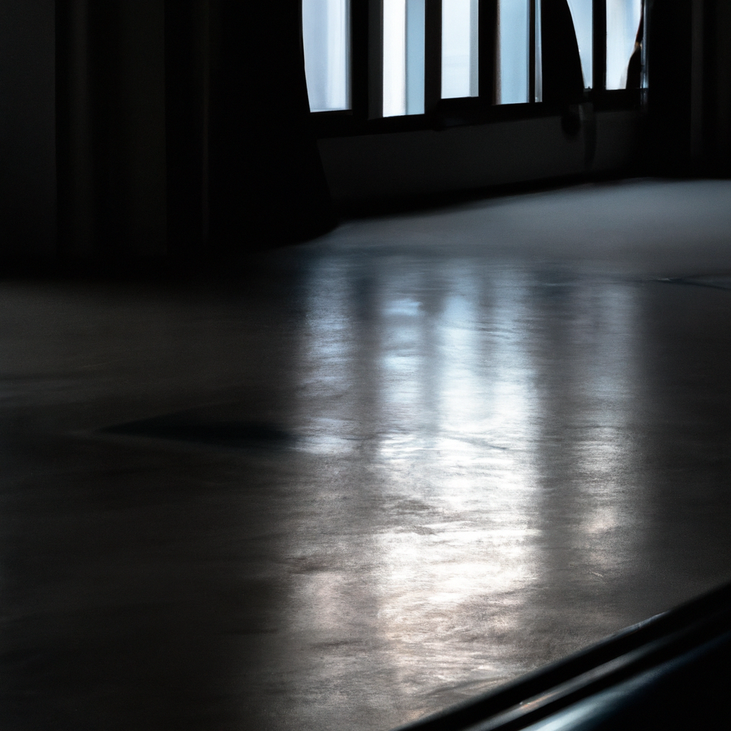 Studio à la lumière du jour avec ombres graphiques